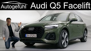 New Audi Q5 sline Facelift REVIEW Exterior Interior Premiere 2021 2020 [upl. by Rutra675]