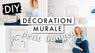 DIY DECORATION MURALE PETIT BUDGET [upl. by Bergeron]