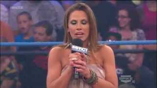 Impact Wrestling 120612  Mickie James amp Tara Segment  Velvet Sky Returns [upl. by Etteragram]