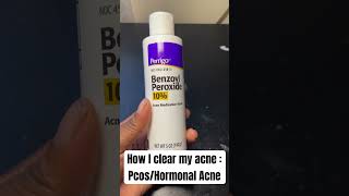 How I clear my Hormonal Acne hyperpigmentationacne hyperpigmentation hormonalacne [upl. by Eadnus673]