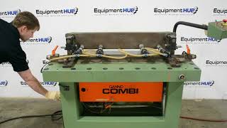 Gannomat Combi 110 23 Spindle 32mm Horizontal Vertical Construction Line Boring Machine [upl. by Keverne]