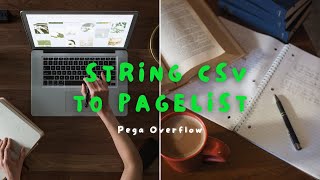 Convert commaseparated String CSV to Pagelist [upl. by Trutko]