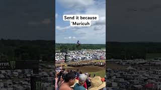 Haiden Deegan Sends it on Larocco’s Leap at RedBud 2023 redbud moto brap [upl. by Atnek]