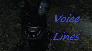 SFMFNAFTjoc Ignited Bonnie Voice Lines animation [upl. by Olnay394]