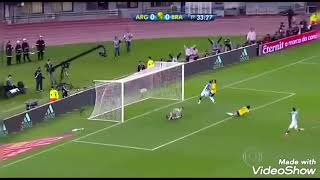 Gol de Lavezzi Argentina X Brasil  Eliminatórias Para Copa 2018 [upl. by Berget]