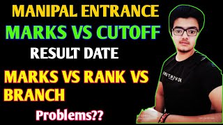 MANIPAL MARKS VS BRANCH  EXPECTED BRANCH VS MARKS IN EXAMINATION  PREVIOUS YEAR OFFICIAL CUTOFF [upl. by Lenno]