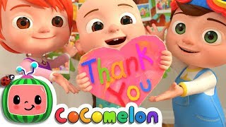 Thank You Song  CoComelon Nursery Rhymes amp Kids Songs [upl. by Rutra717]