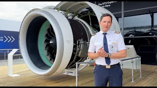 GTF engine Gamechanging efficiency and sustainability  Paris Air Show [upl. by Adnarim445]