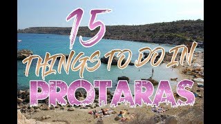 Top 15 Things To Do In Protaras Cyprus [upl. by Gerstein224]