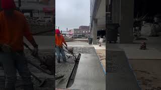 Construction 🏗️ Road Concrete Work trending rahimcivilengineer viralvideo shorts [upl. by Marcin]