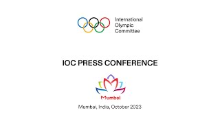 IOC EB Press Conference  Mumbai  day 1 Hindi [upl. by Losse]