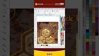 FINAL TOUCH BANNER PROMOSI PEYEK  HASILNYA KEREN  PART 3 shorts coreldraw coreldrawtutorial [upl. by Elinor]