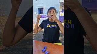 Balloon Blowing Challange 🎈😱TomampJerry 🤣 DiyaIshwarya shorts viralvideo [upl. by Hobbie]