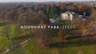 Roundhay Park Leeds UK by Drone DJI Mini Pro 4 4K [upl. by Lewendal]