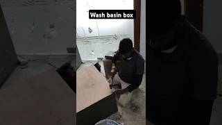 wash basin cabinet making furniture [upl. by Josephina930]