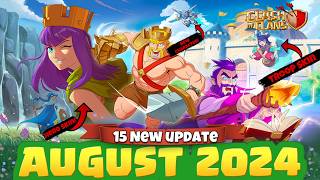 August 2024 Anime Season Event Calendar in Clash of Clans  Coc Anniversary Update 2024 [upl. by Oniliuqnart433]