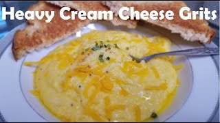 5 minute Creamy Grits Recipe with Milk  Cheese [upl. by Assirrak]