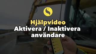 Hjälpvideo Aktivera  Inaktivera användare [upl. by Ahsiel957]