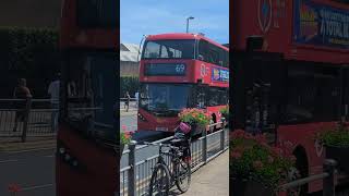 Go Ahead London Ee64 LG21 JHO on the 69 to Walthamstow Central leyton london londonbus [upl. by Elsinore]