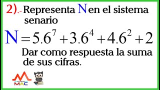 NUMERACIÓN  EJERCICIO 2  ARITMÉTICA [upl. by Kirsch]