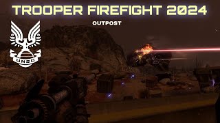 Halo Reach  Trooper Firefight 2024  Outpost [upl. by Quinby]