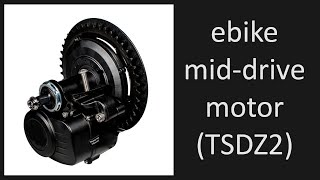 DIY Electric Bicycle Conversion  TSDZ2 installation middrive motor kit [upl. by Ekal]