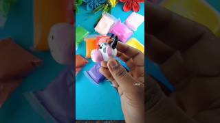 DIY supper clay cow 🐮 😲tutorial shorts [upl. by Greysun]