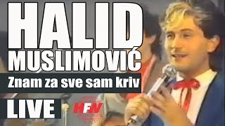 Halid Muslimovic  Znam za sve sam kriv  LIVE  Hala Pionir 1986 [upl. by Ramonda]