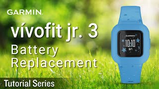 Tutorial  vívofit jr 3 Battery Replacement [upl. by Peedus560]