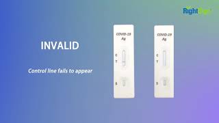 RightSign COVID 19 Antigen Test Nasal Swab Self Test [upl. by Tristis]