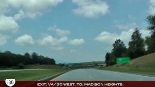 US29 Bypass East of Lynchburg VA [upl. by Nadean]