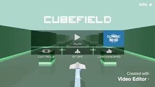 CubeField plane Flight Ps1 menu [upl. by Rufe]