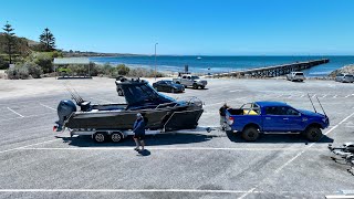 King George Whiting Stansbury  Marion Bay  fishing [upl. by Linnell]