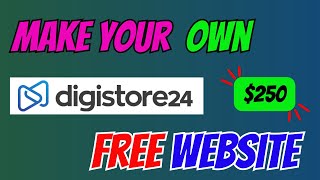 make your own free digistore24 affiliate website [upl. by Egoreg]