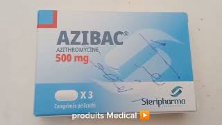 دواعي استعمال دواء ازييتروميسين azibac 500 mg ⭐ [upl. by Care]