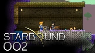 STARBOUND HD 002  Erstes Crafting erstes Haus ★ Lets Play Starbound [upl. by Jacquet]