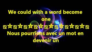 Mylène Farmer et Seal  Les mots paroles et traduction [upl. by Adriano631]