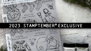 Tim Holtz 2023 STAMPtember Exclusive [upl. by Arretal52]