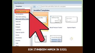 Een stamboom maken in Excel [upl. by Yoong]