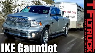 2016 Ram 1500 HEMI takes on the Extreme Ike Gauntlet Towing Review [upl. by Retse]