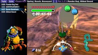 Legend of Zelda Majoras Mask Walkthrough 07 29 quotSpring Powder Keg Gilded Swordquot [upl. by Attikin]