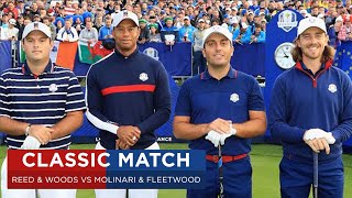 Woods amp Reed vs Molinari amp Fleetwood  Extended Highlights  2018 Ryder Cup [upl. by Eugenia]