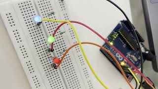 3 Blinking Lights Arduino [upl. by Eglanteen731]