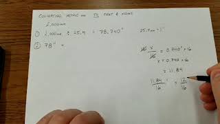 Converting millimeters to Feet amp Inches [upl. by Wylie]