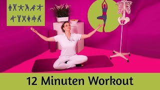 12 Minuten  Workout im Liegen [upl. by Astrahan]