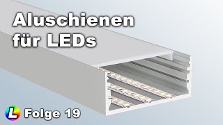 Aluschienen für LEDStreifen [upl. by Suckow827]