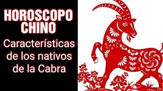 HOROSCOPO CHINO  Características de los nativos de la Cabra [upl. by Velda376]