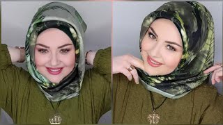 Kolay Şal Bağlama Modelleri Eşarp Hijab Tutorial hijab Style [upl. by Nellek369]