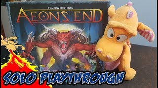 Aeons End  Solo Playthrough [upl. by Nadroj]