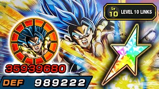 100 NEW PHY LR GOGETA BLUE LEVEL 10 LINKS SHOWCASE Dragon Ball Z Dokkan Battle [upl. by Concoff366]